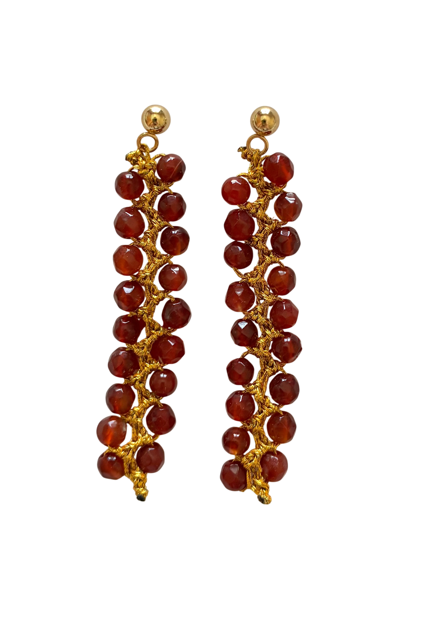 PENDIENTES NARANJAS