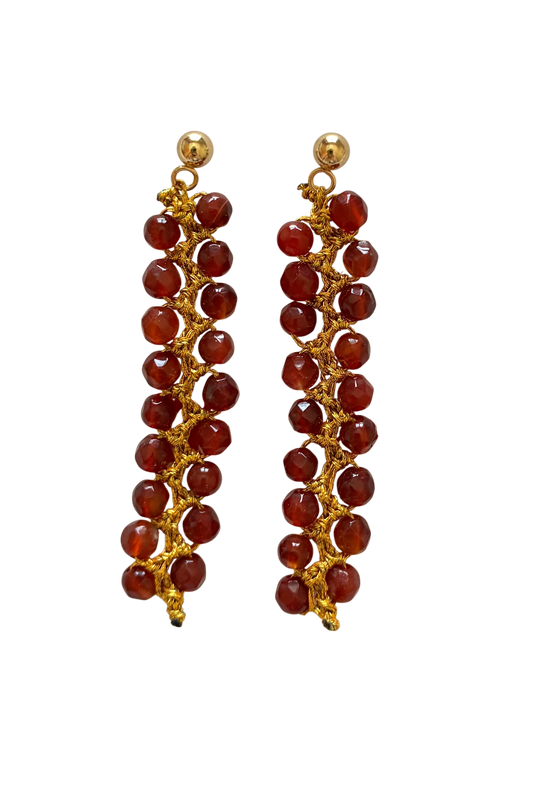 PENDIENTES NARANJAS