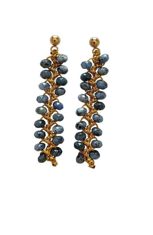 PENDIENTES AZULES