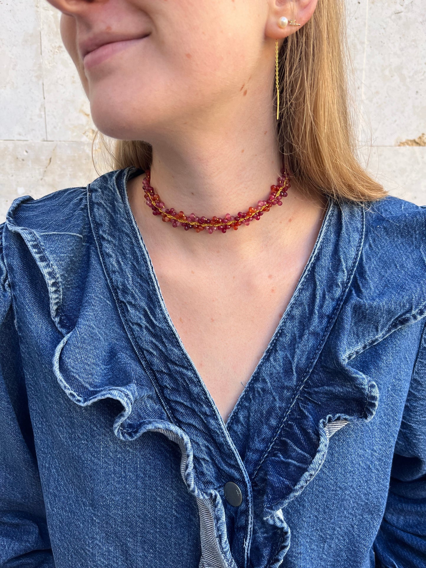 CHOCKER TRIPLE PEACH